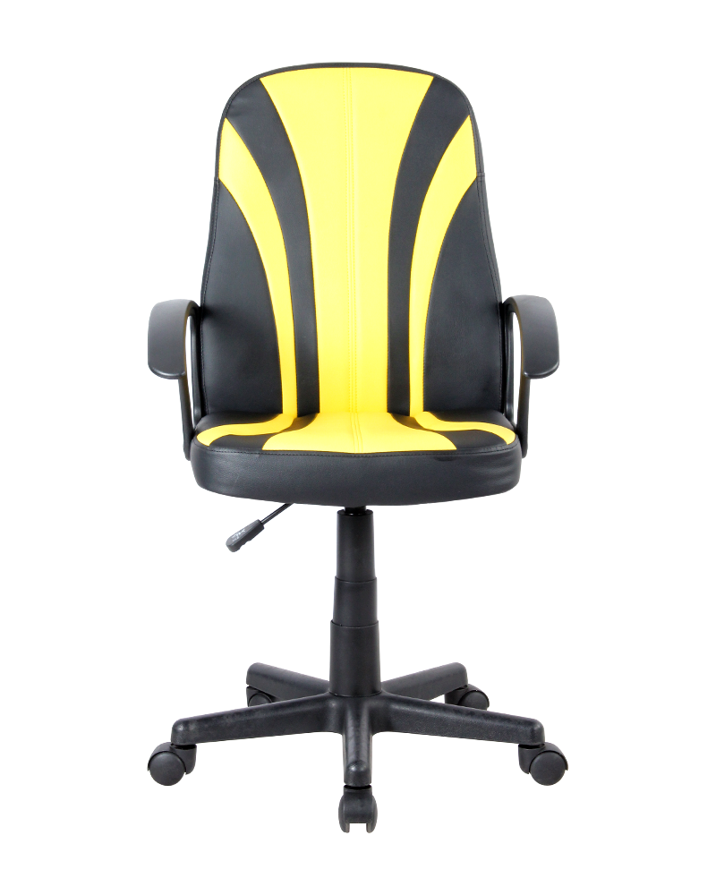 Žuto crne ergonomske okretne računalne stolice za djecu/djecu